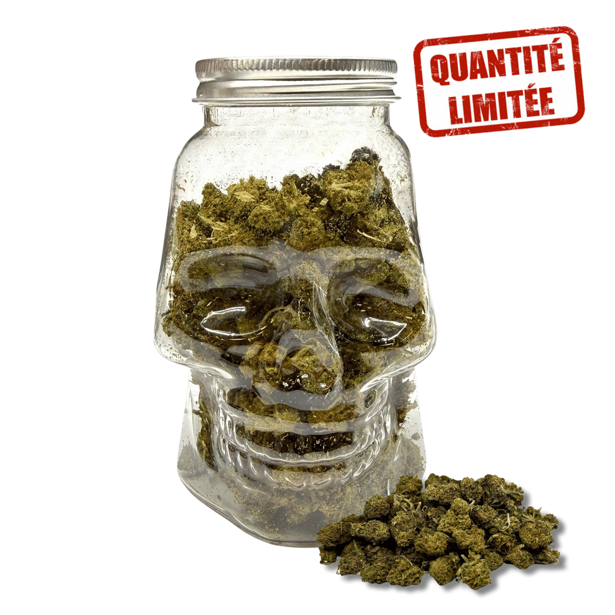 Fleurs CBD Small Bud Skull 25GR - Édition Limitée Halloween - CBDelys