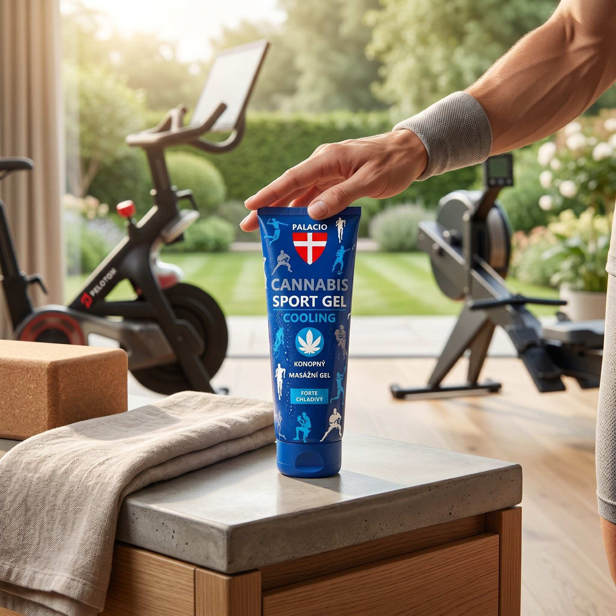 Gel Sport au Chanvre Forte Rafraîchissant, 200 ml Palacio - CBDelys