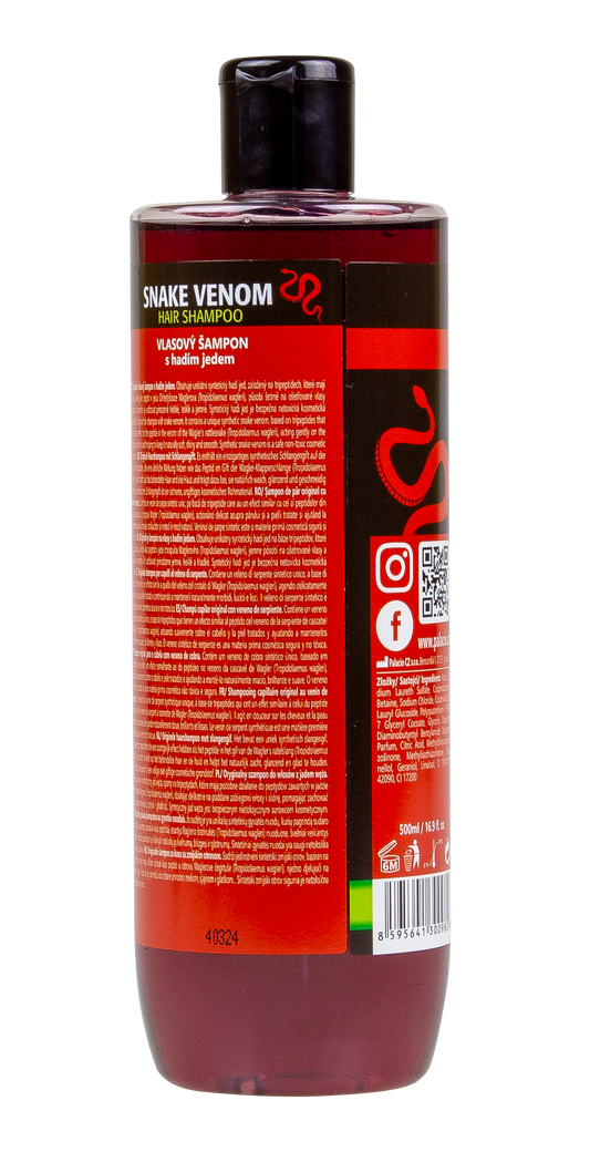 Shampooing au venin de serpent 500 ml, corps & cheveux PALACIO - CBDelys