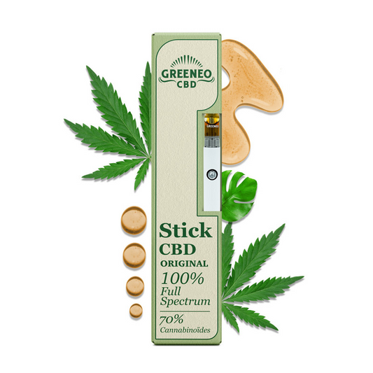 Vape pen CBD full spectrum 70% – GREENEO sans nicotine – détail 2