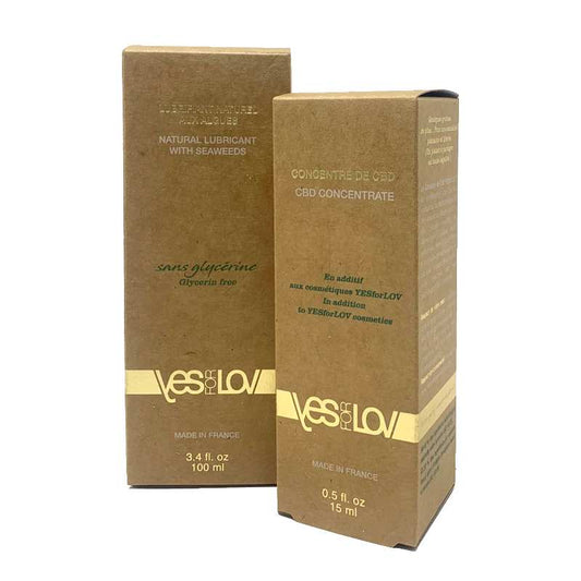 Lubrifiant algues & concentré de CBD | YES FOR LOV - CBDelys