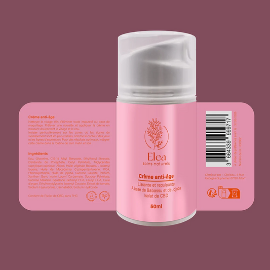 Crème anti-âge CBD | ELEA - CBDelys