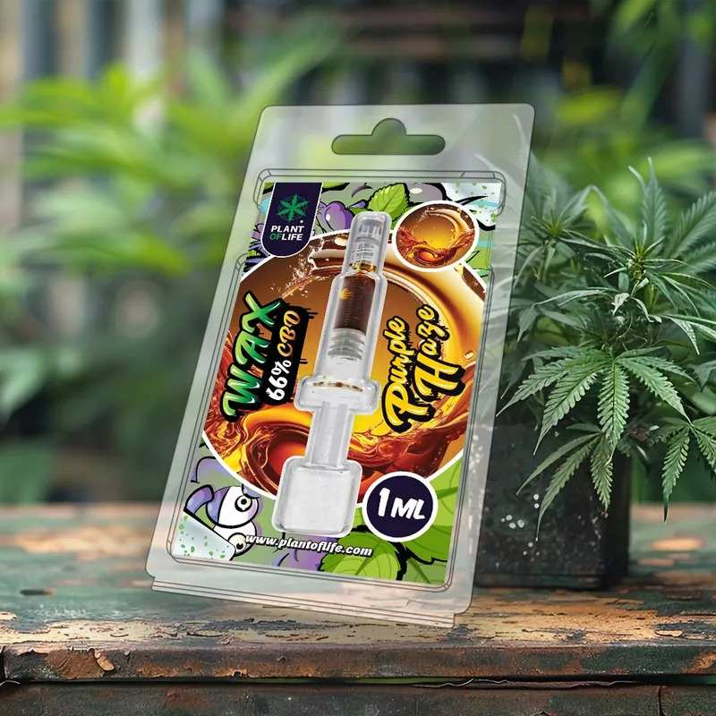 Wax Purple Haze 1ml 66% CBD | PLANT OF LIFE - CBDelys