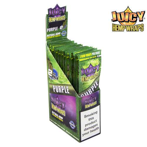 Blunt de chanvre Purple Boîte de 25 paquets – JUICY JAY'S – vue principale