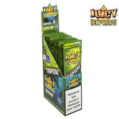 Blunt de chanvre Tropical Boîte de 25 paquets – JUICY JAY'S