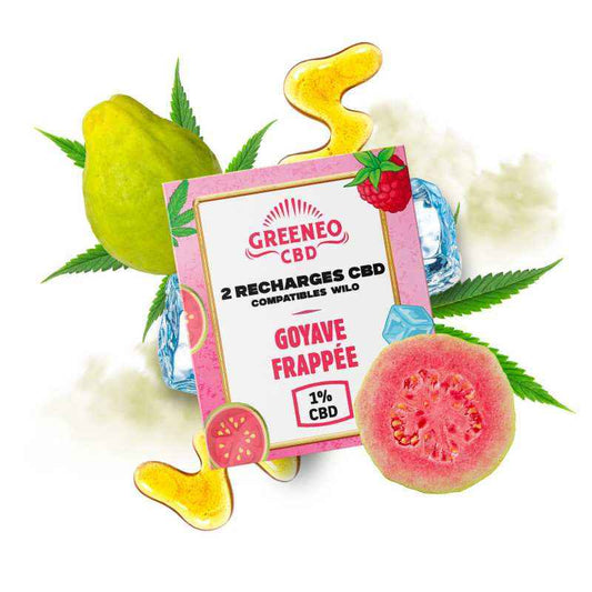 Cartouches CBD GOYAVE FRAPPÉE - 2 pcs – GREENEO