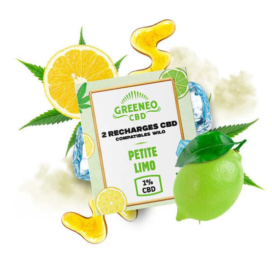 Cartouches CBD PETITE LIMO - 2 pcs – GREENEO – vue principale