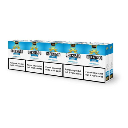 Cigarettes CBD Green&Co Classic - Pack de 20 Pre-Rolls - CBDelys