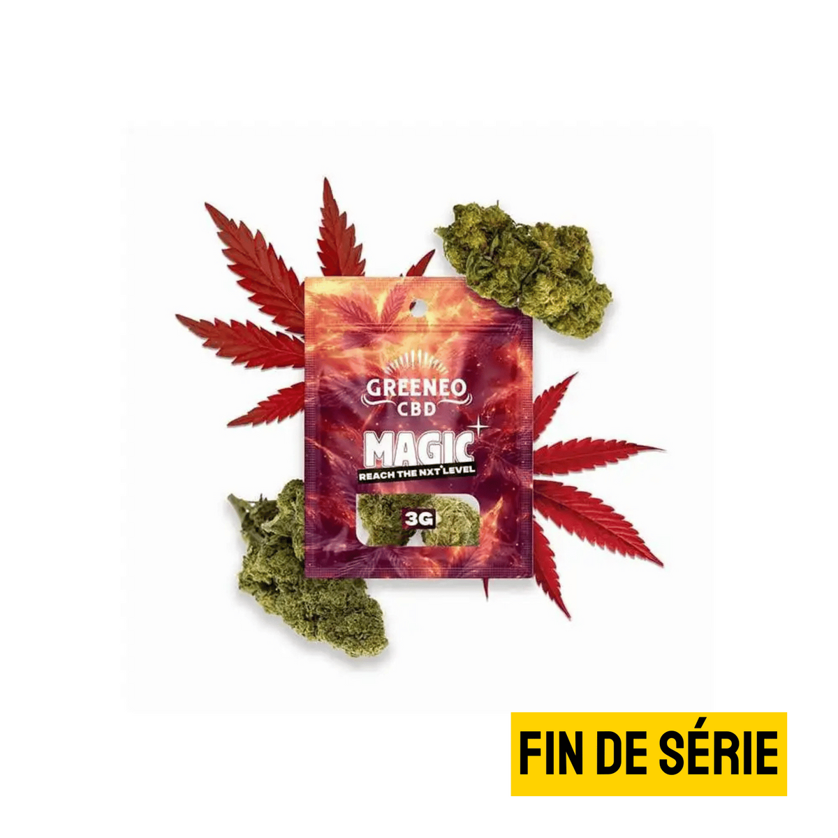 Fleur de CBD Magic Rouge NXT+ 3GR | GREENEO - CBDelys