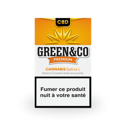 Cigarettes CBD Premium Green&Co - CBDelys