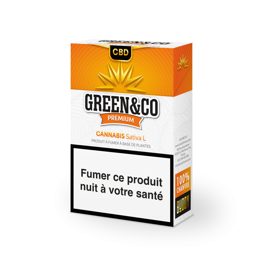 Cigarettes CBD Premium Green&Co - CBDelys