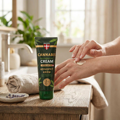 Crème mains au chanvre BIO - Soin nourrissant, 125 ml Palacio - CBDelys