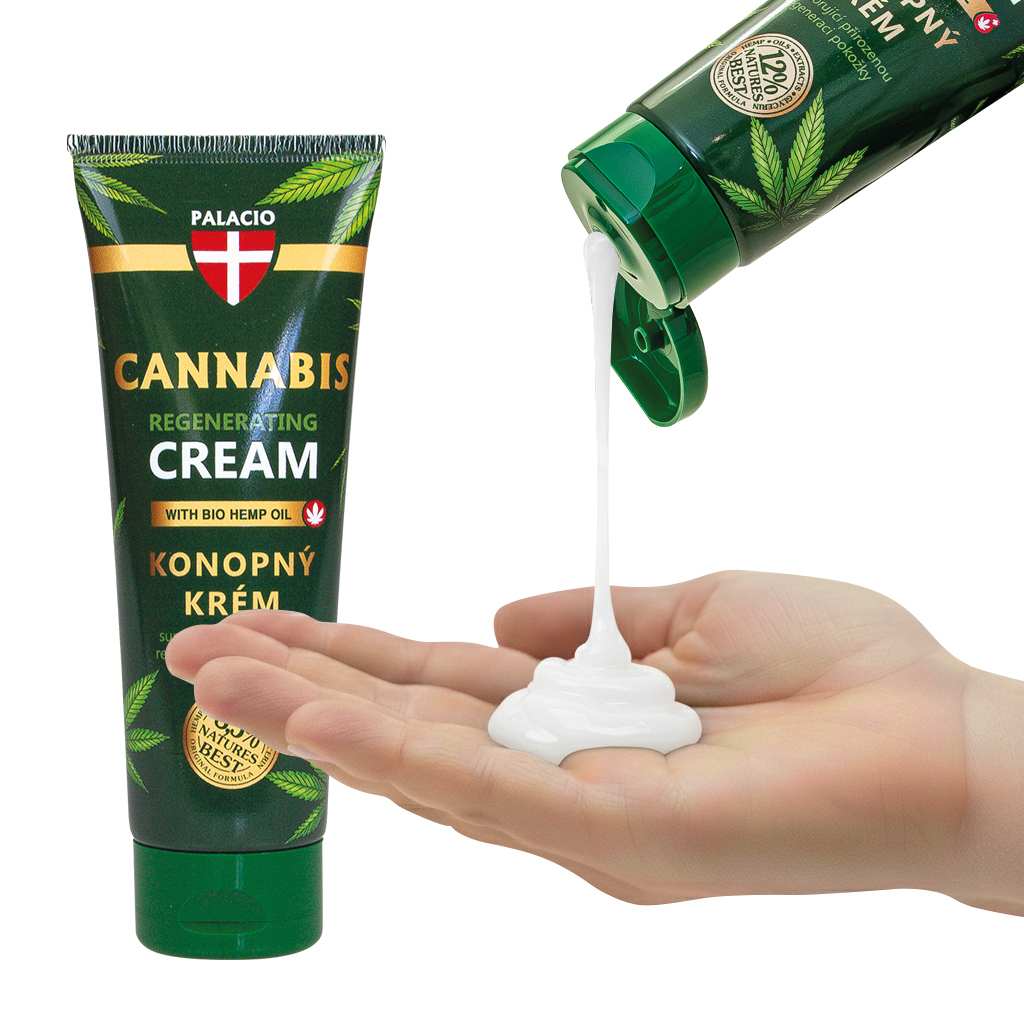 Crème mains au chanvre BIO - Soin nourrissant, 125 ml Palacio - CBDelys