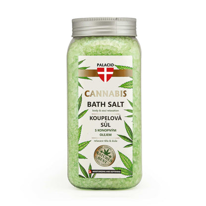 Sel de Bain au Chanvre – Détente & Soin de la Peau, 900 g Palacio - CBDelys