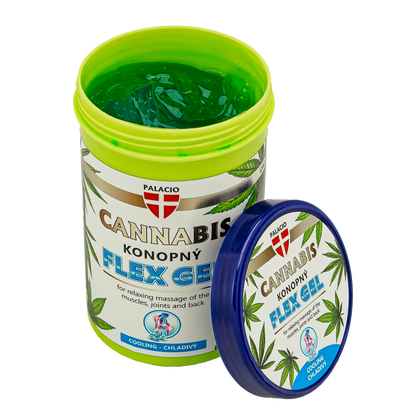 Gel de Massage au Chanvre Flex - Effet Rafraîchissant, 380 ml Palacio - CBDelys