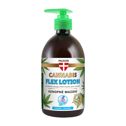 Gel de massage au chanvre effet rafraîchissant, 500 ml Palacio - CBDelys