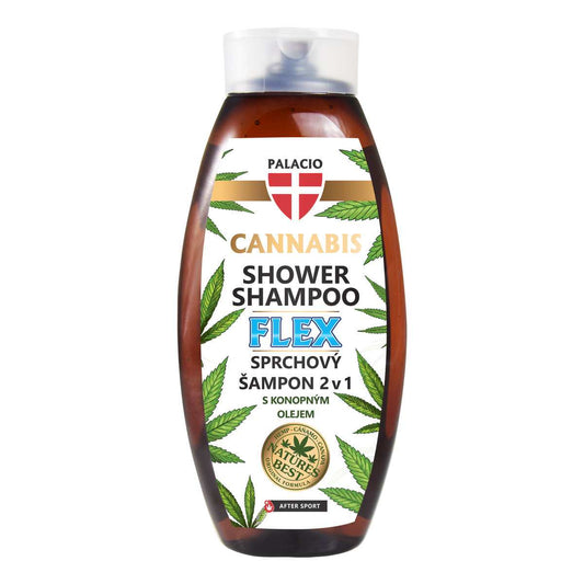Shampooing Douche au Chanvre FLEX – Effet Frais, 500 ml Palacio - CBDelys