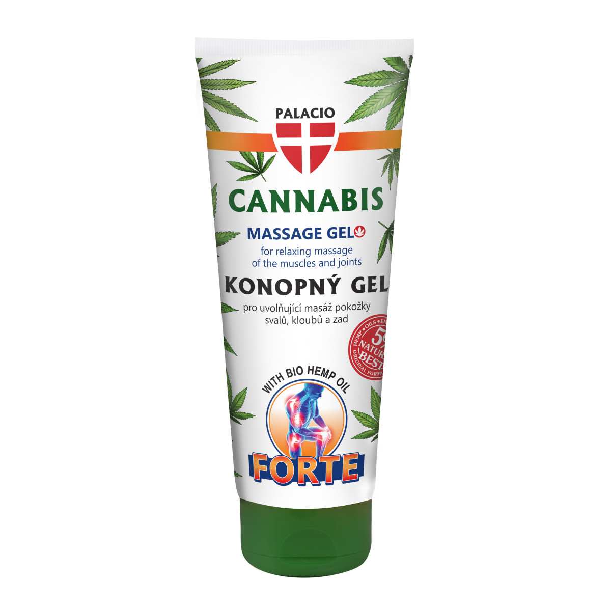 Gel de Massage Cannabis Forte au Chanvre BIO, 200 ml Palacio - CBDelys