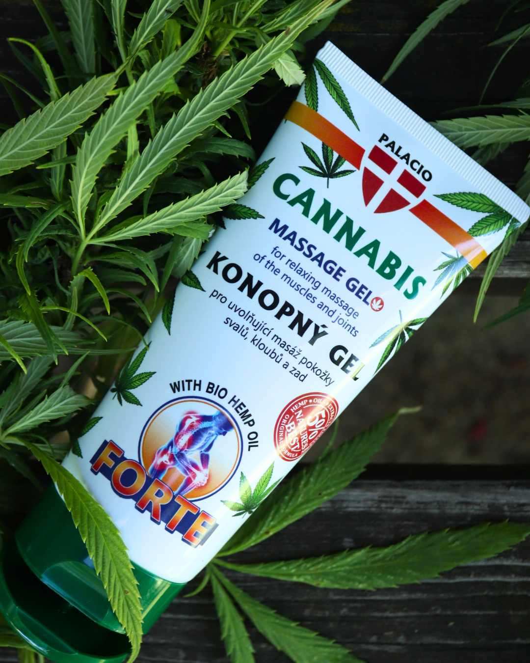 Gel de Massage Cannabis Forte au Chanvre BIO, 200 ml Palacio - CBDelys