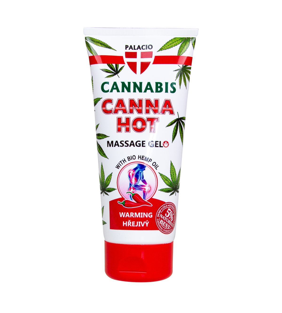 Gel de massage chauffant au chanvre CANNAHOT, 200 ml Palacio - CBDelys