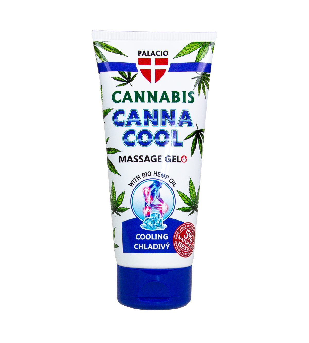 Gel de massage au chanvre CANNACOOL effet rafraîchissant, 200 ml Palacio - CBDelys