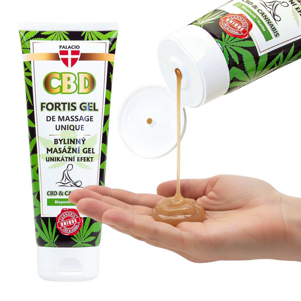 CBD Fortis : Gel de Massage au Chanvre & Collagène, 200 ml Palacio - CBDelys