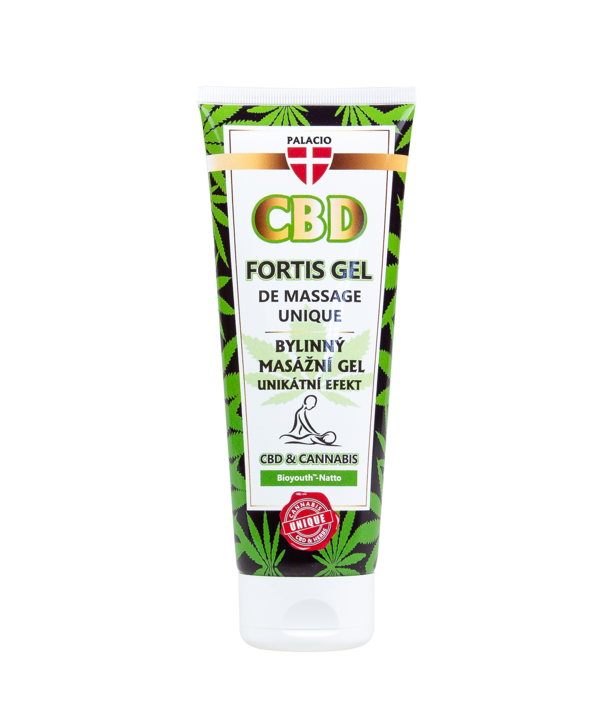 CBD Fortis : Gel de Massage au Chanvre & Collagène, 200 ml Palacio - CBDelys