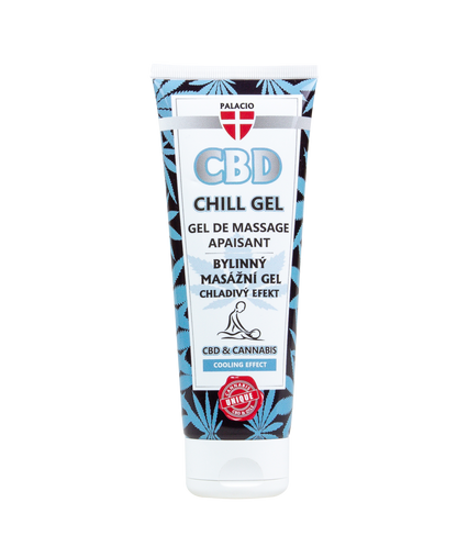 Gel de massage rafraîchissant CBD Chill, 200 ml Palacio - CBDelys