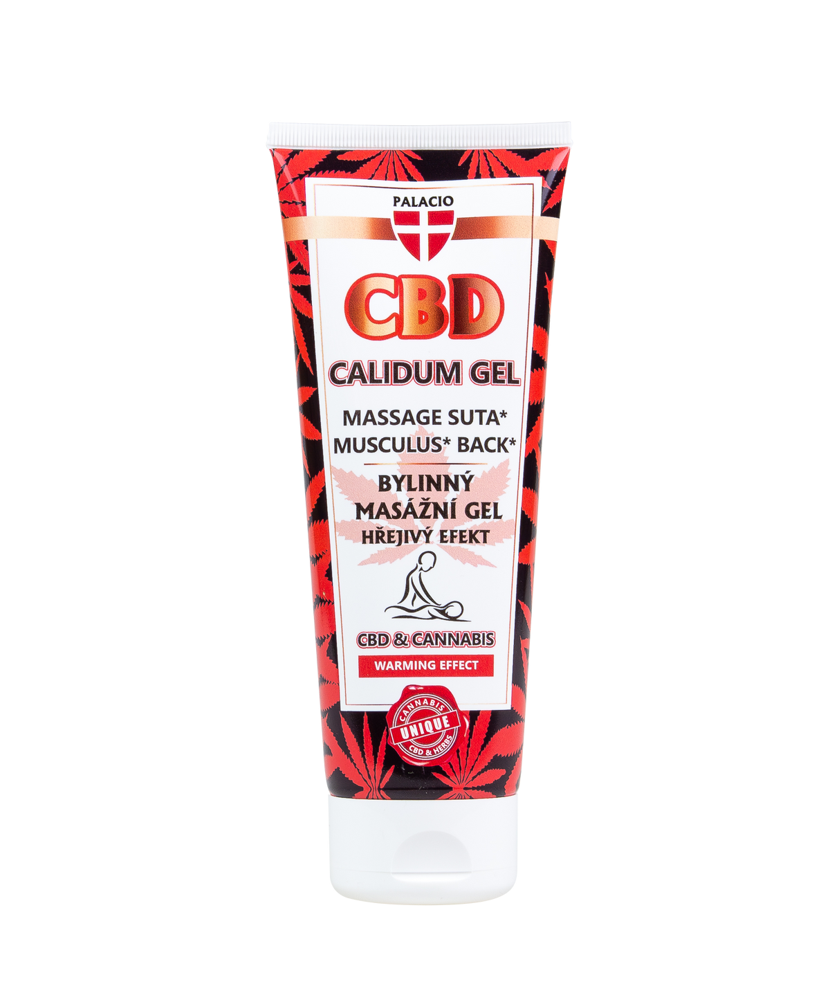 CBD Gel de Massage Chauffant Calidum au Chanvre, 200 ml Palacio - CBDelys