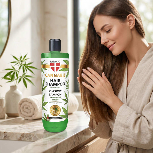 Shampoing doux au chanvre – Nutrition & Hydratation, 500 ml Palacio - CBDelys