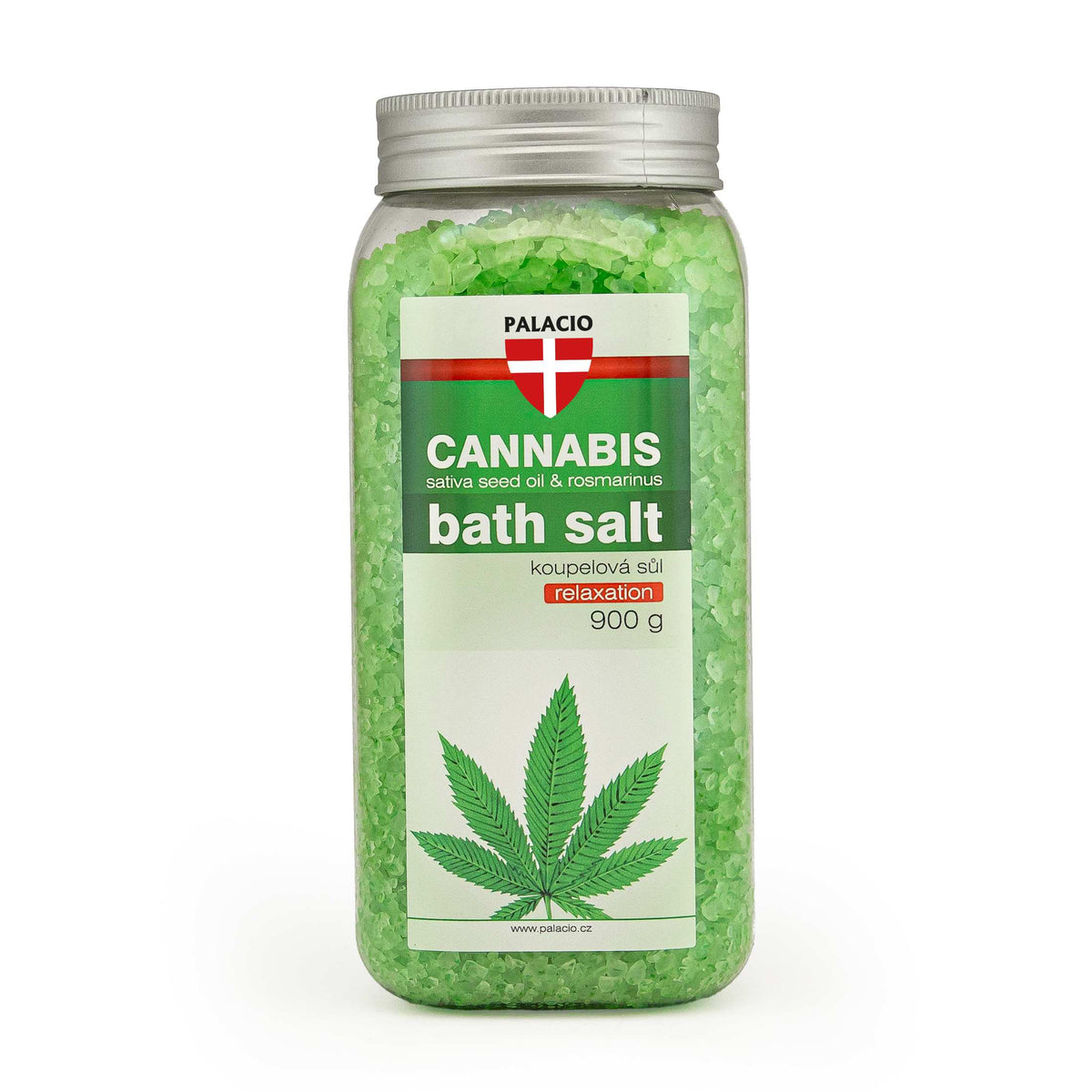 Sel de Bain au Cannabis & Romarin, 900 g Palacio - CBDelys