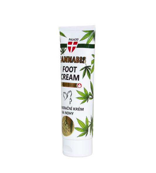 Crème pieds au chanvre BIO - Soin réparateur, 125 ml Palacio - CBDelys