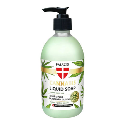 Savon Liquide au Chanvre Mains, 500 ml Palacio - CBDelys