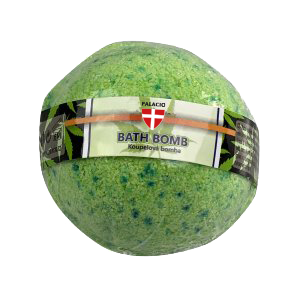Bombe de bain au chanvre - Effervescente & nourrissante, 95 g Palacio - CBDelys