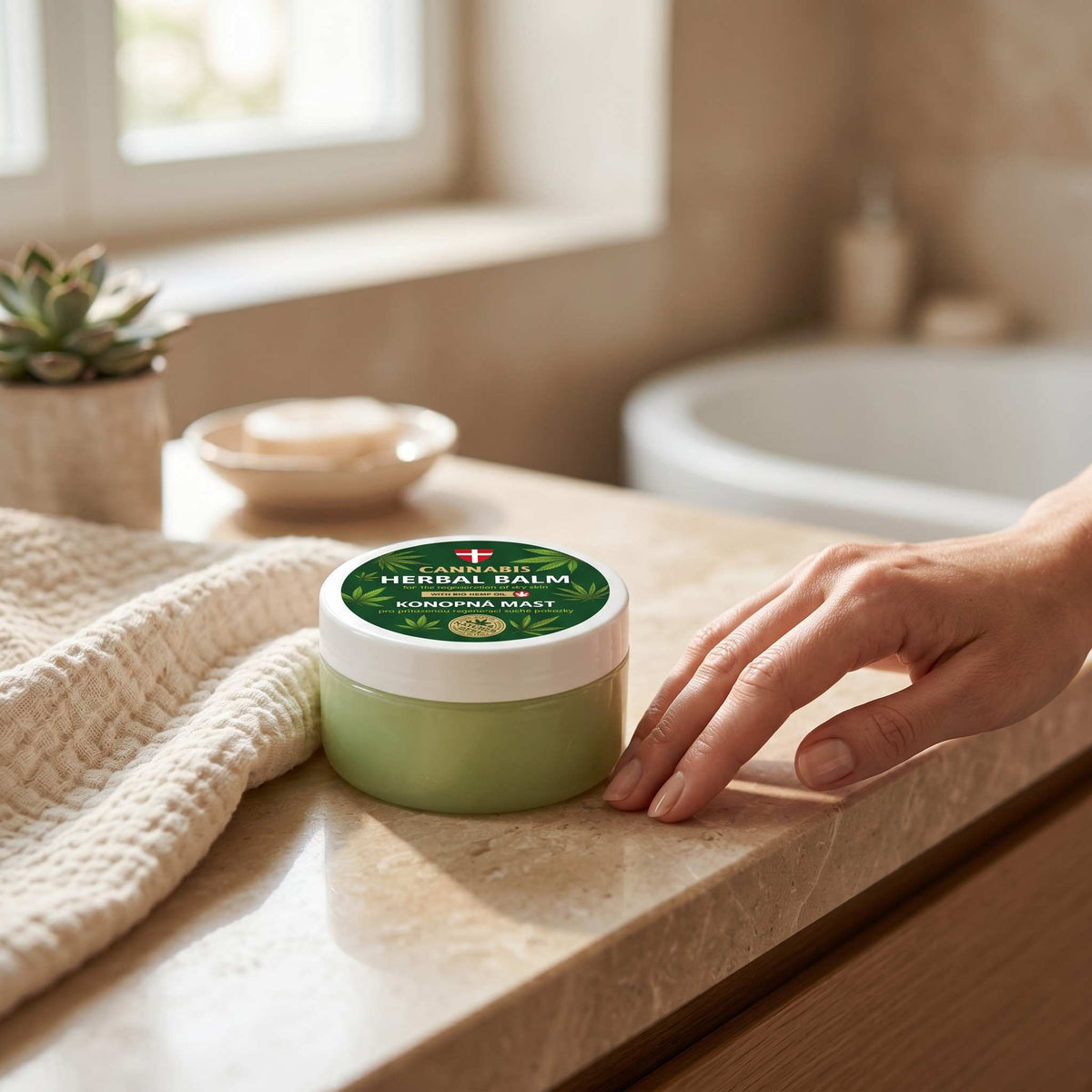 Pommade aux Herbes au Chanvre – Soin Régénérant, 100 ml Palacio - CBDelys