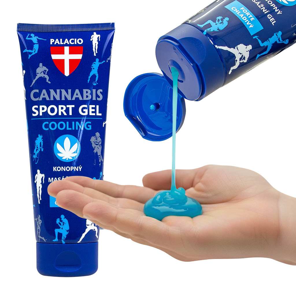 Gel Sport au Chanvre Forte Rafraîchissant, 200 ml Palacio - CBDelys