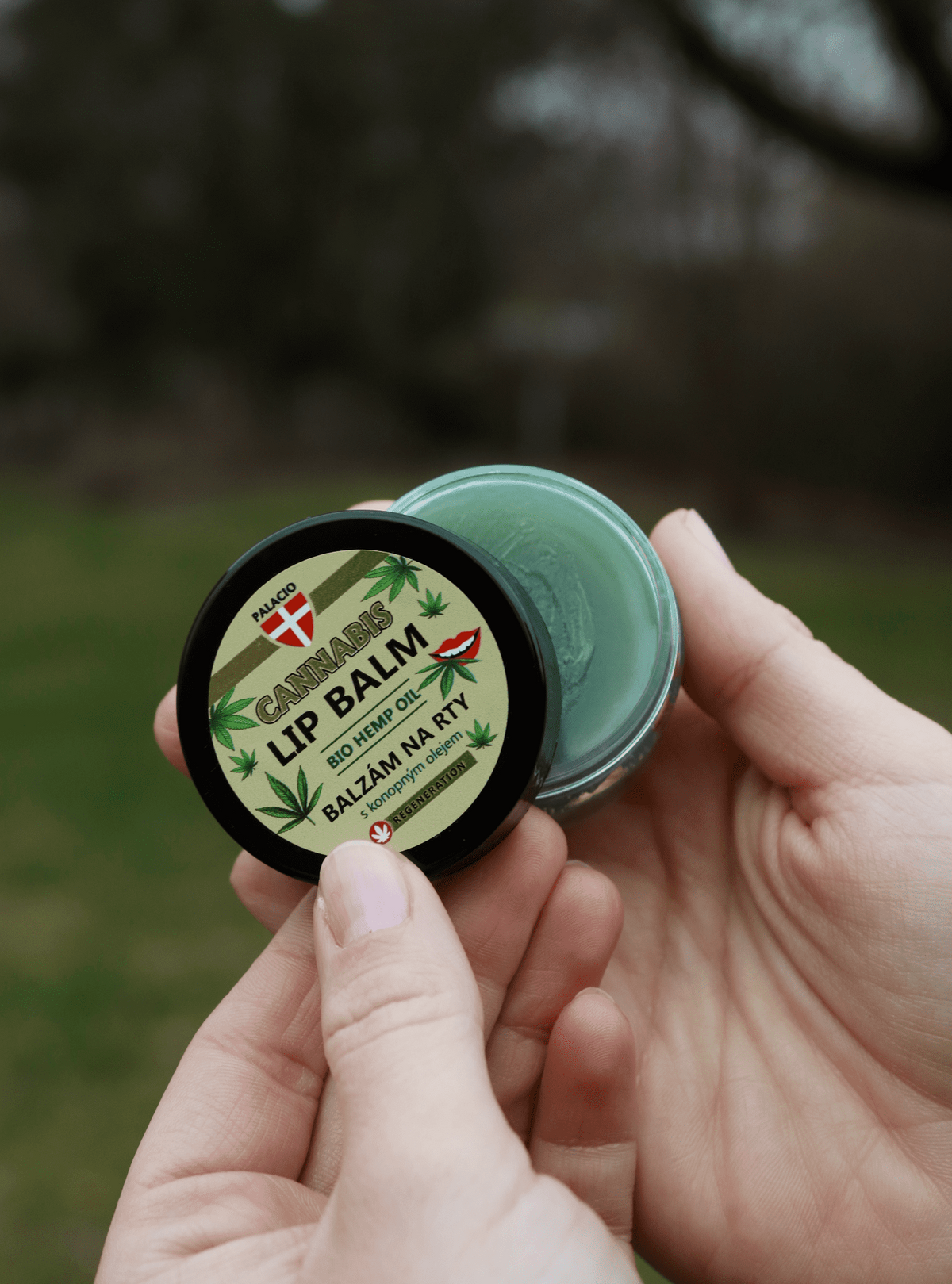 Baume à lèvres au chanvre BIO – Soin réparateur, 25 g Palacio - CBDelys