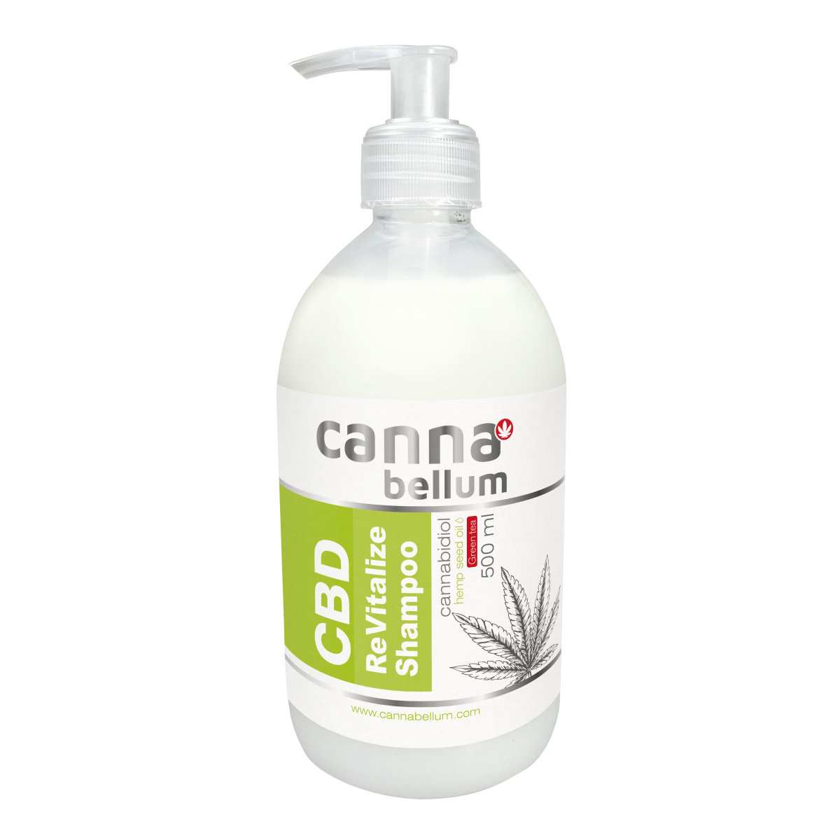 CBD ReVitalize Shampooing Capillaire au CBD, 500 ml Cannabellum - CBDelys