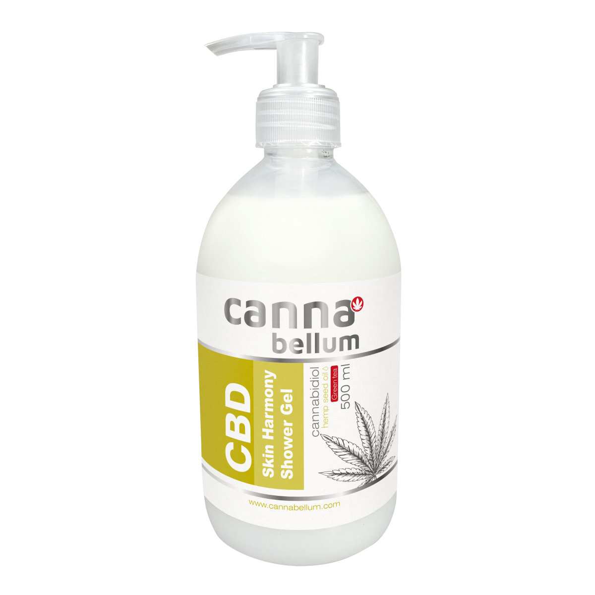 CBD Skin Harmony Gel Douche au Chanvre, 500ml Cannabellum - CBDelys