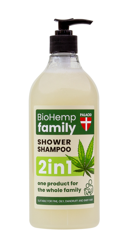Shampoing-Douche 2en1 BioHemp à l'Huile de Chanvre - Famille Palacio - CBDelys