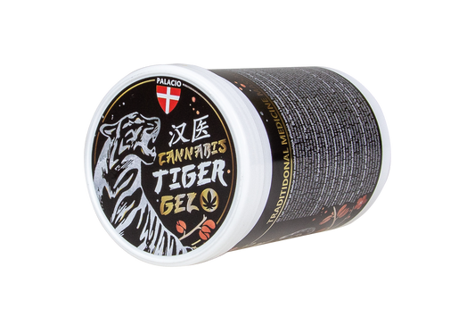 Tiger Gel de Massage au Chanvre - Force du Tigre, 380 ml Palacio - CBDelys