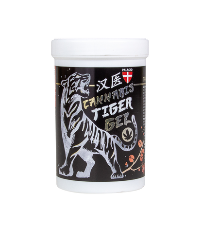 Tiger Gel de Massage au Chanvre - Force du Tigre, 380 ml Palacio - CBDelys