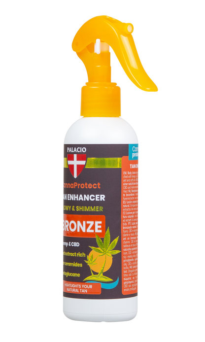 CannaProtect Activateur de Bronzage au Chanvre & CBD, 200 ml Palacio - CBDelys