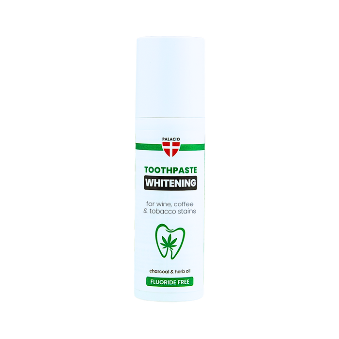 Dentifrice Whitening au Charbon Actif & Huile de Chanvre, 75 g Palacio - CBDelys
