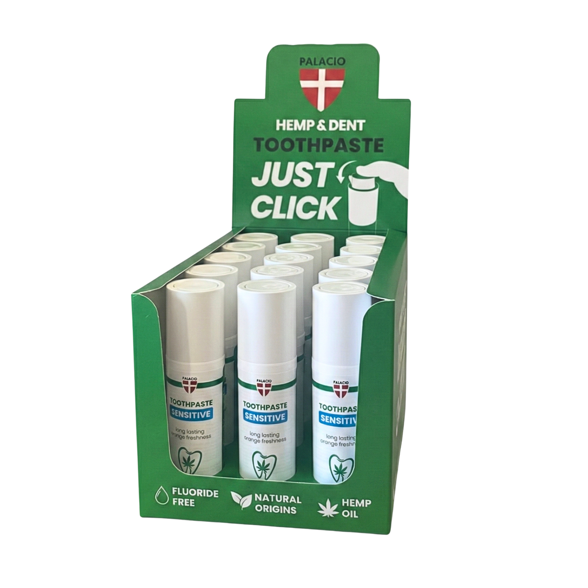 Dentifrice Sensitive à l'Huile de Chanvre & Hydroxyapatite Palacio - CBDelys