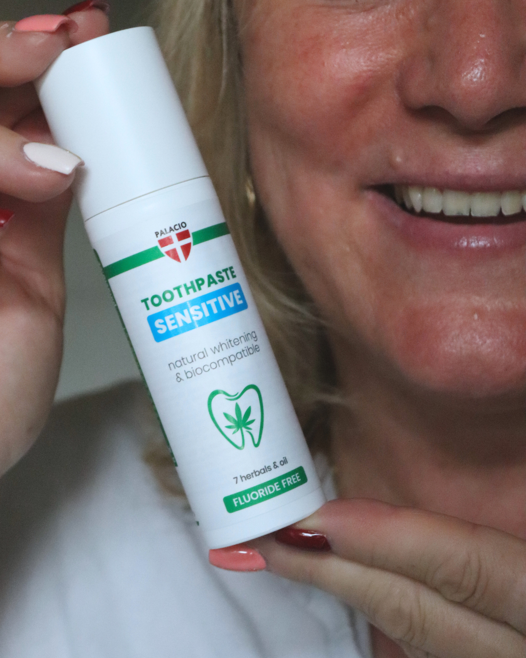 Dentifrice Sensitive à l'Huile de Chanvre & Hydroxyapatite Palacio - CBDelys