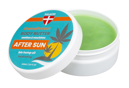CannaProtect Beurre Corporel Après-Soleil au Chanvre, 200 ml Palacio - CBDelys