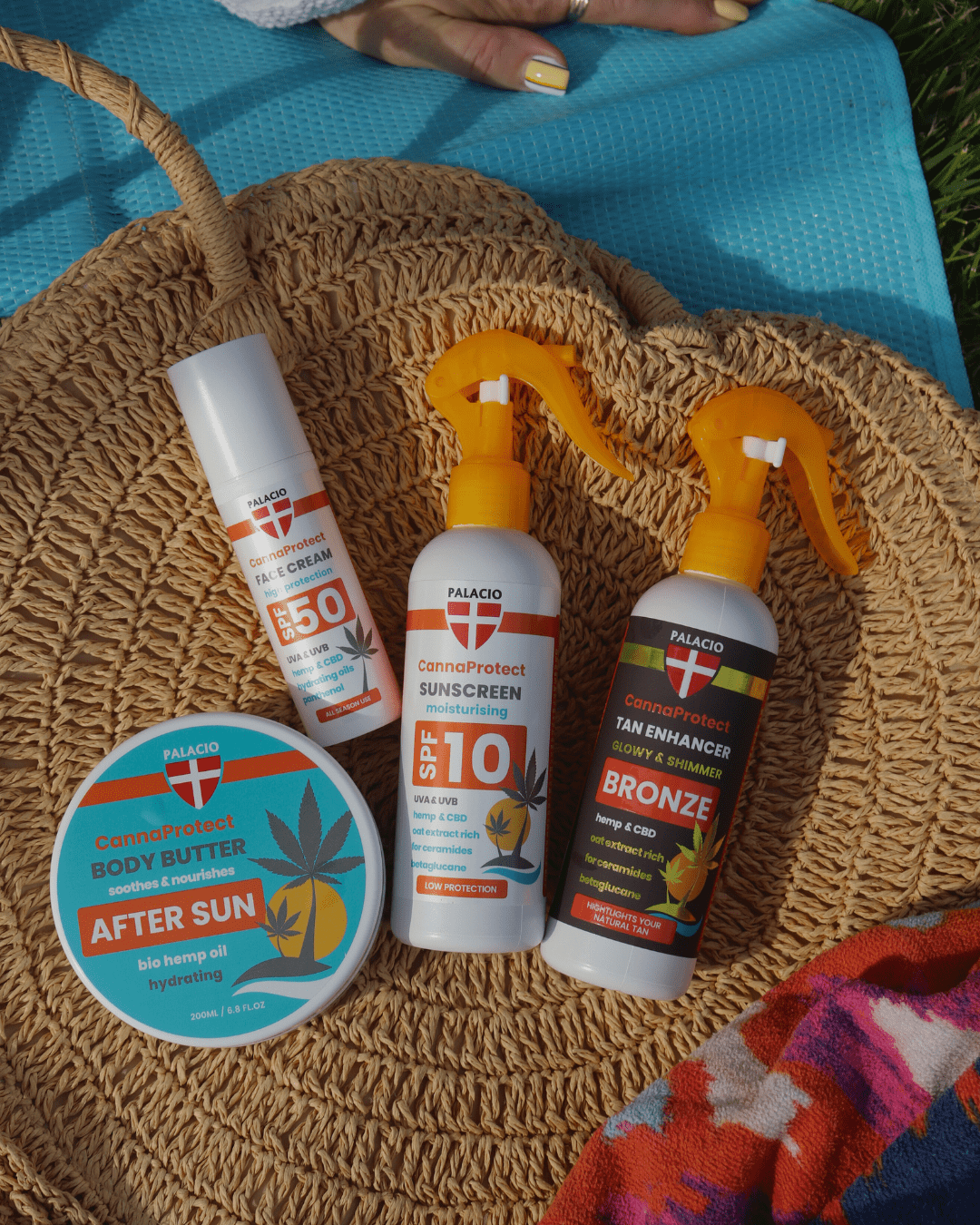 CannaProtect Beurre Corporel Après-Soleil au Chanvre, 200 ml Palacio - CBDelys