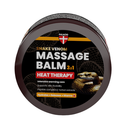 Baume de Massage Chauffant Heat 3-en-1 au Venin de Serpent, 300 ml Palacio - CBDelys