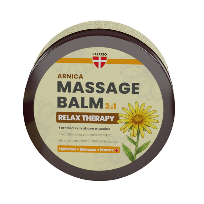 Baume de Massage Relax 3en1 Chauffant Arnica & Camphre, 300 ml Palacio